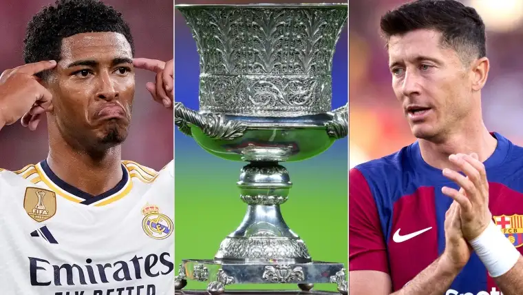 Real Madrid vs. Barcelona, El Clasico, Spanish Super Cup, Real Madrid, Barcelona, Lewandowski, Bellingham