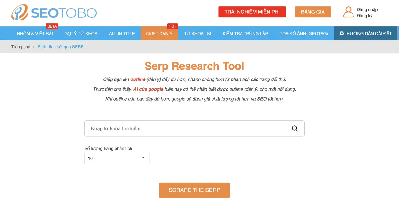 Automated content creation tool, seotobo